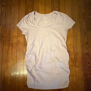 a:glow Scoop Neck Short Sleeve Top — Pale Lavender